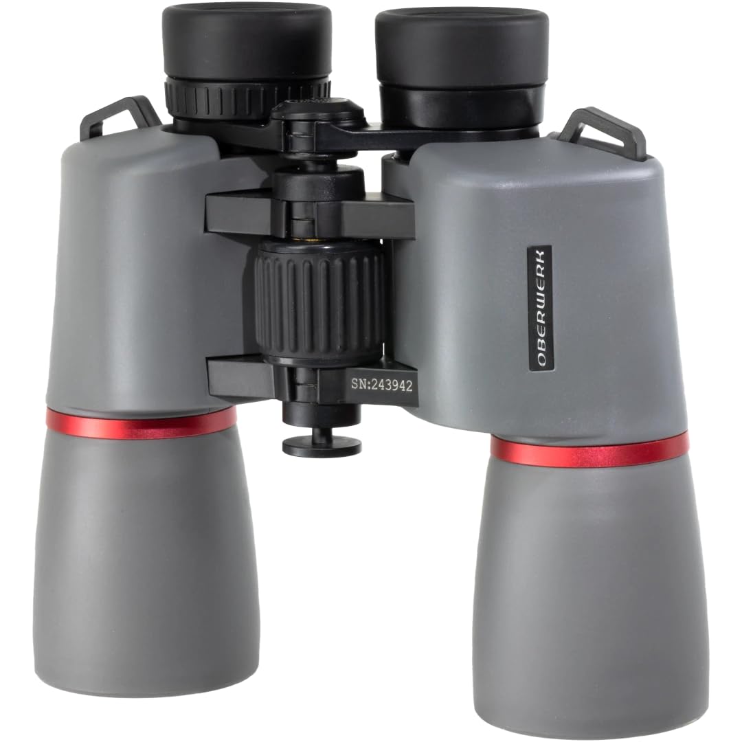 Oberwerk 10X50 Explore Binoculars   Compact & Lightweight Binoculars For Adults | Bird Watching, Hiking, & Outdoor Use | Wide 6.